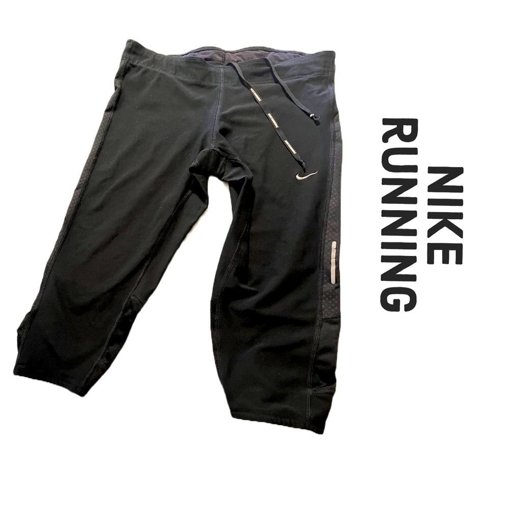 NIKE running DRI-FIT cropped leggings SZ LG